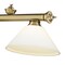 Z-Lite Cordon 3 Light Billiard, Rubbed Brass & Matte Opal 2306-3RB-AMO14 - alternate 8